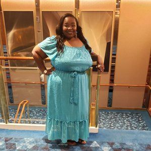 Turquoise Maxi Dress